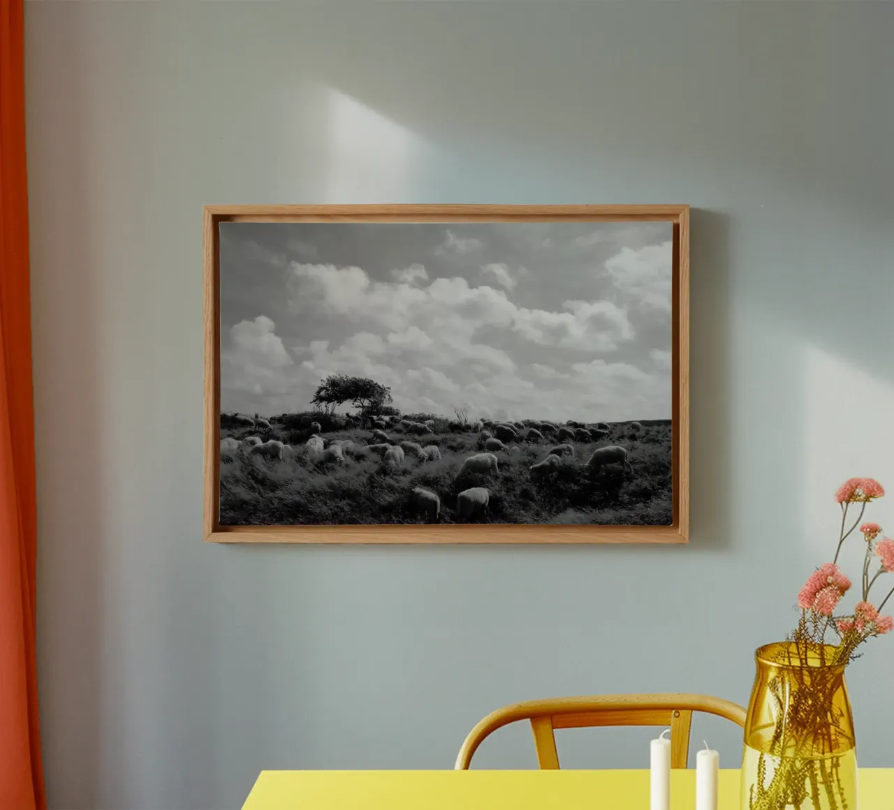 Fleecy clouds | Island of Sylt canvas by eyes & tries
