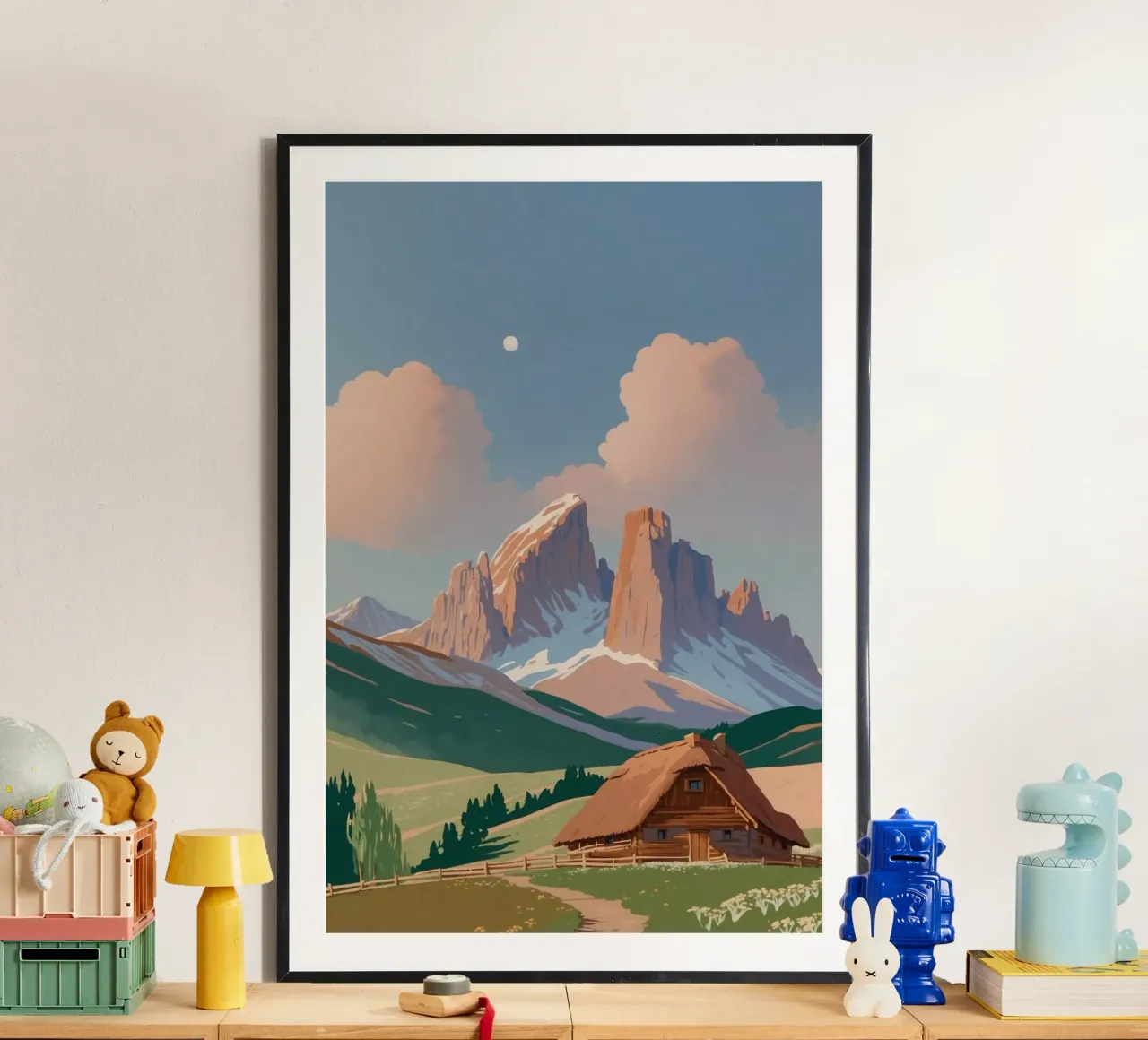 Alpe di Siusi in de zomerzon | Werk 1 hahnemühle van AlbertKlee