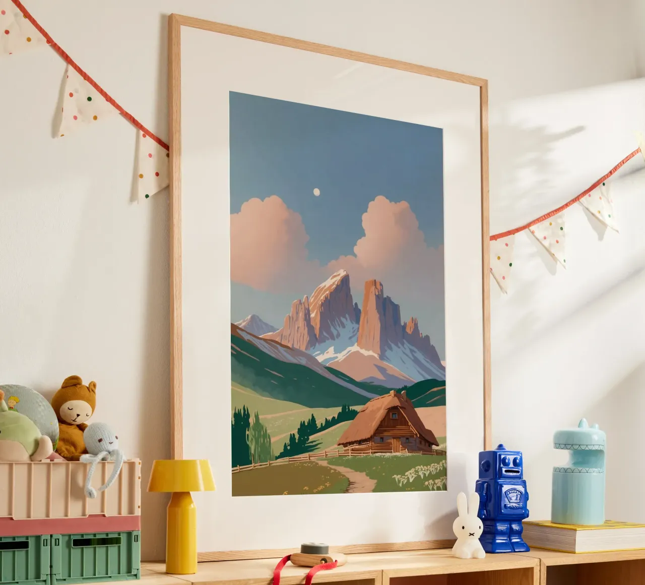 Alpe di Siusi in de zomerzon | Werk 1 hahnemühle van AlbertKlee