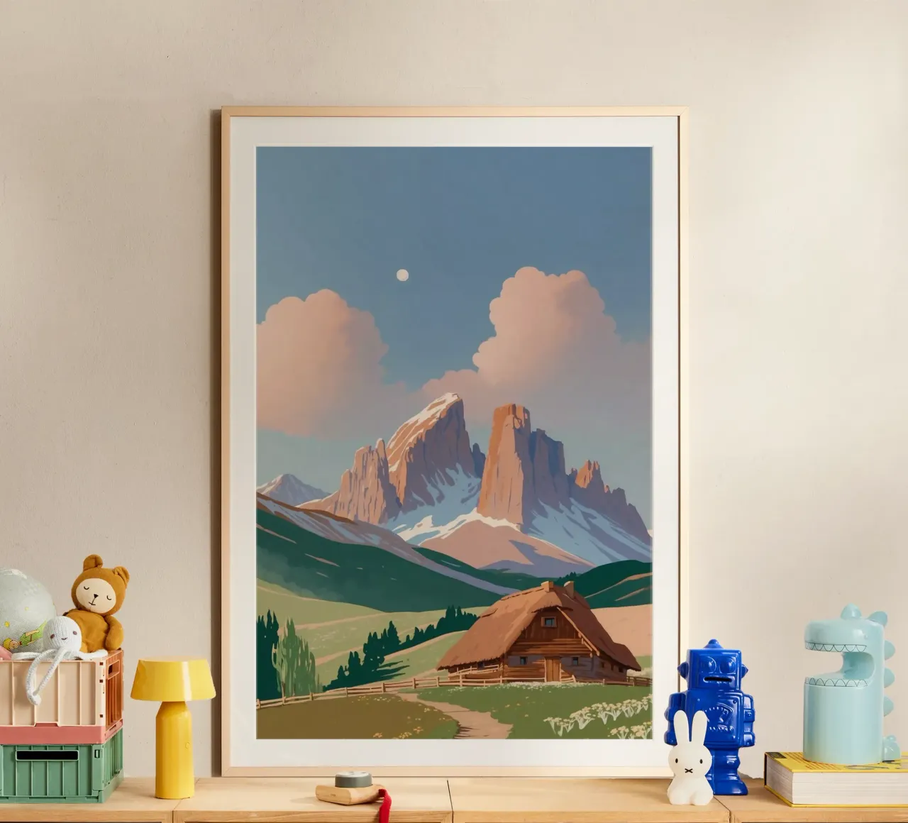 Alpe di Siusi in de zomerzon | Werk 1 hahnemühle van AlbertKlee