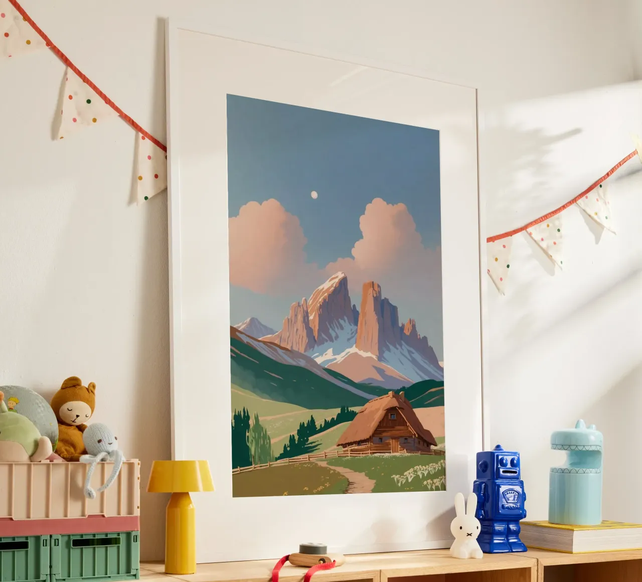 Alpe di Siusi in de zomerzon | Werk 1 hahnemühle van AlbertKlee