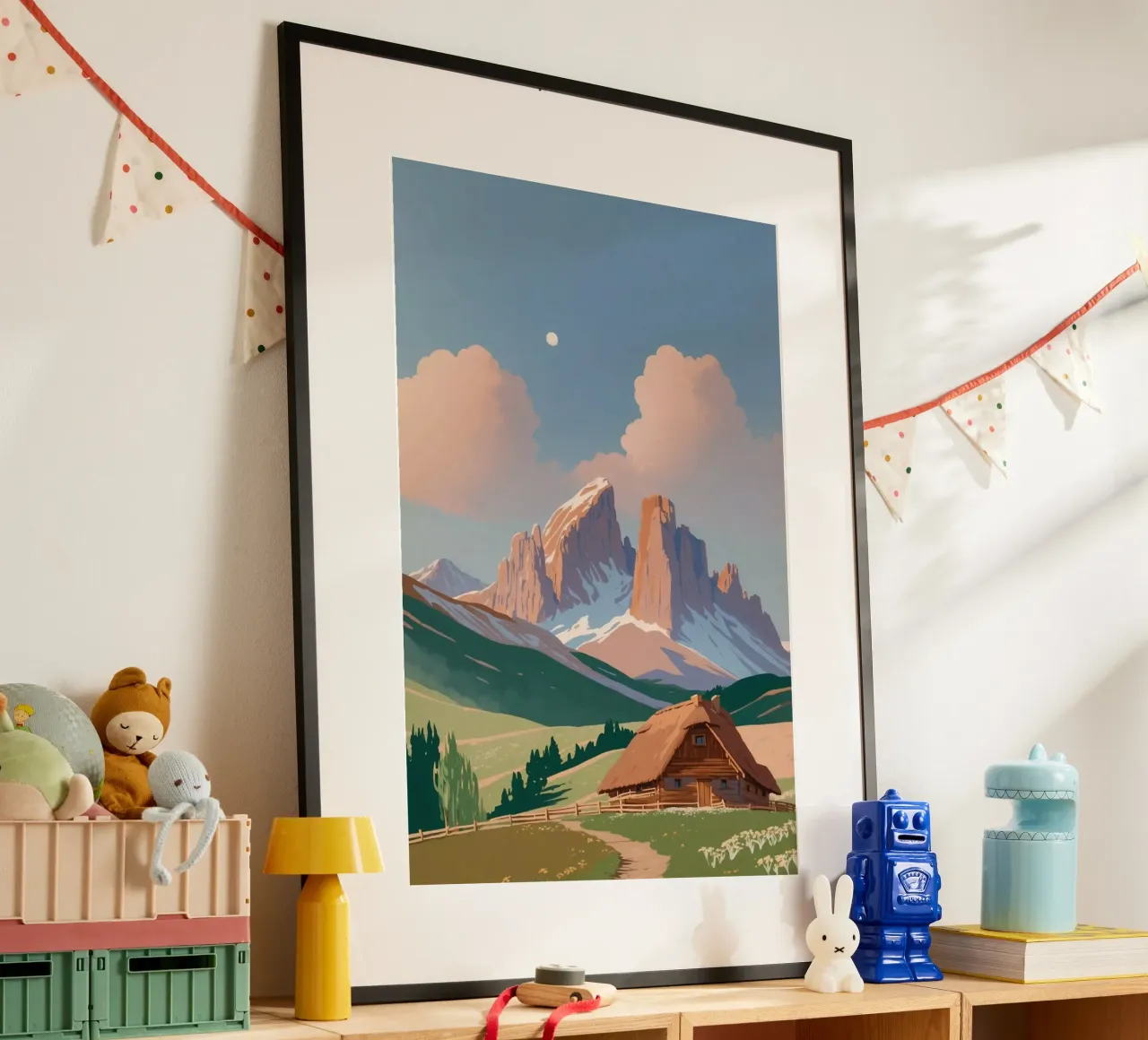 Alpe di Siusi in de zomerzon | Werk 1 hahnemühle van AlbertKlee