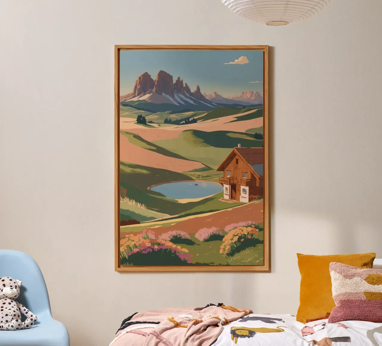 L'Alpe di Siusi in un sogno estivo | Impianto 2 alluminio dibond da AlbertKlee
