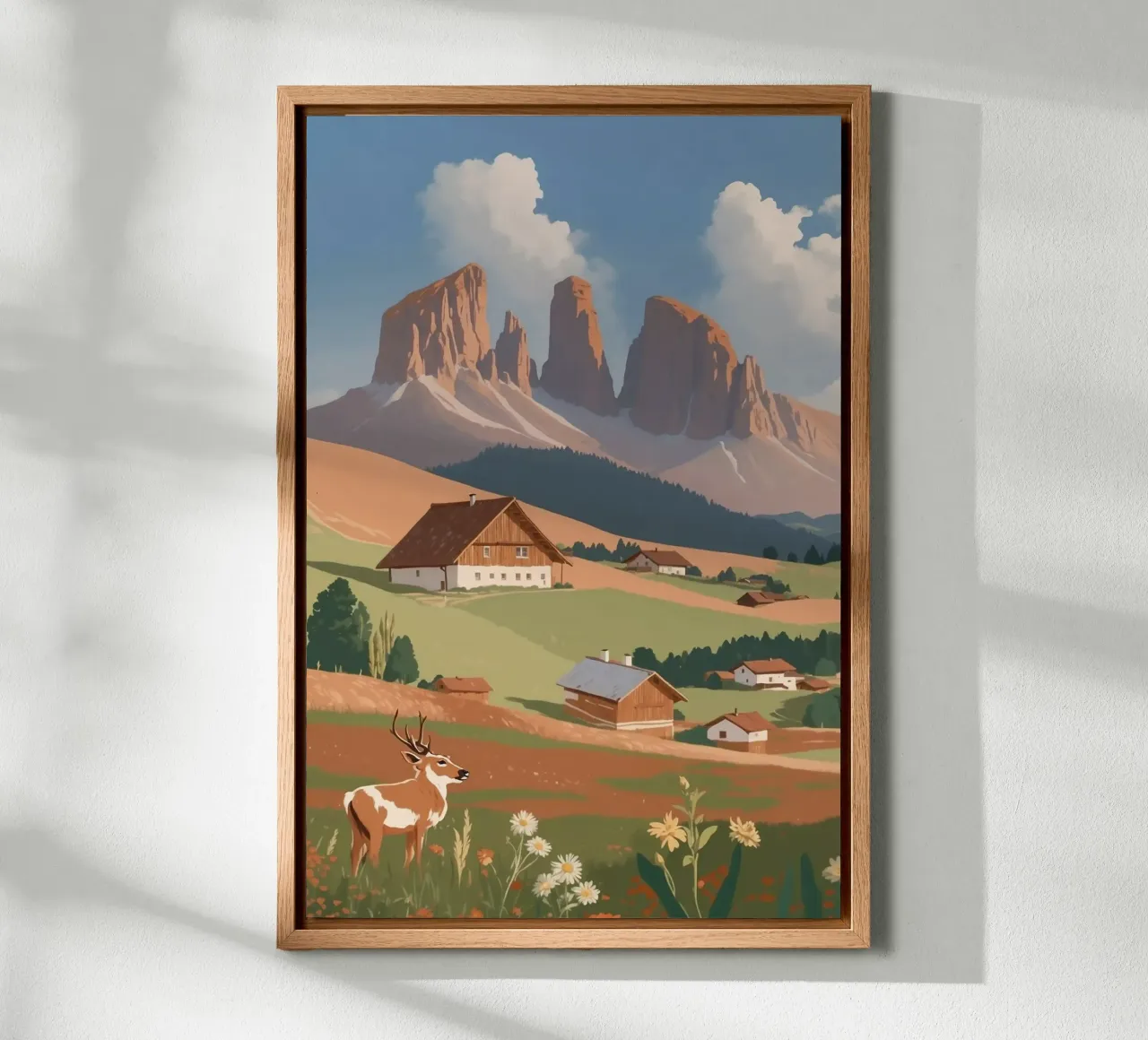 L'Alpe di Siusi in un sogno estivo | Werk 3 tela da AlbertKlee