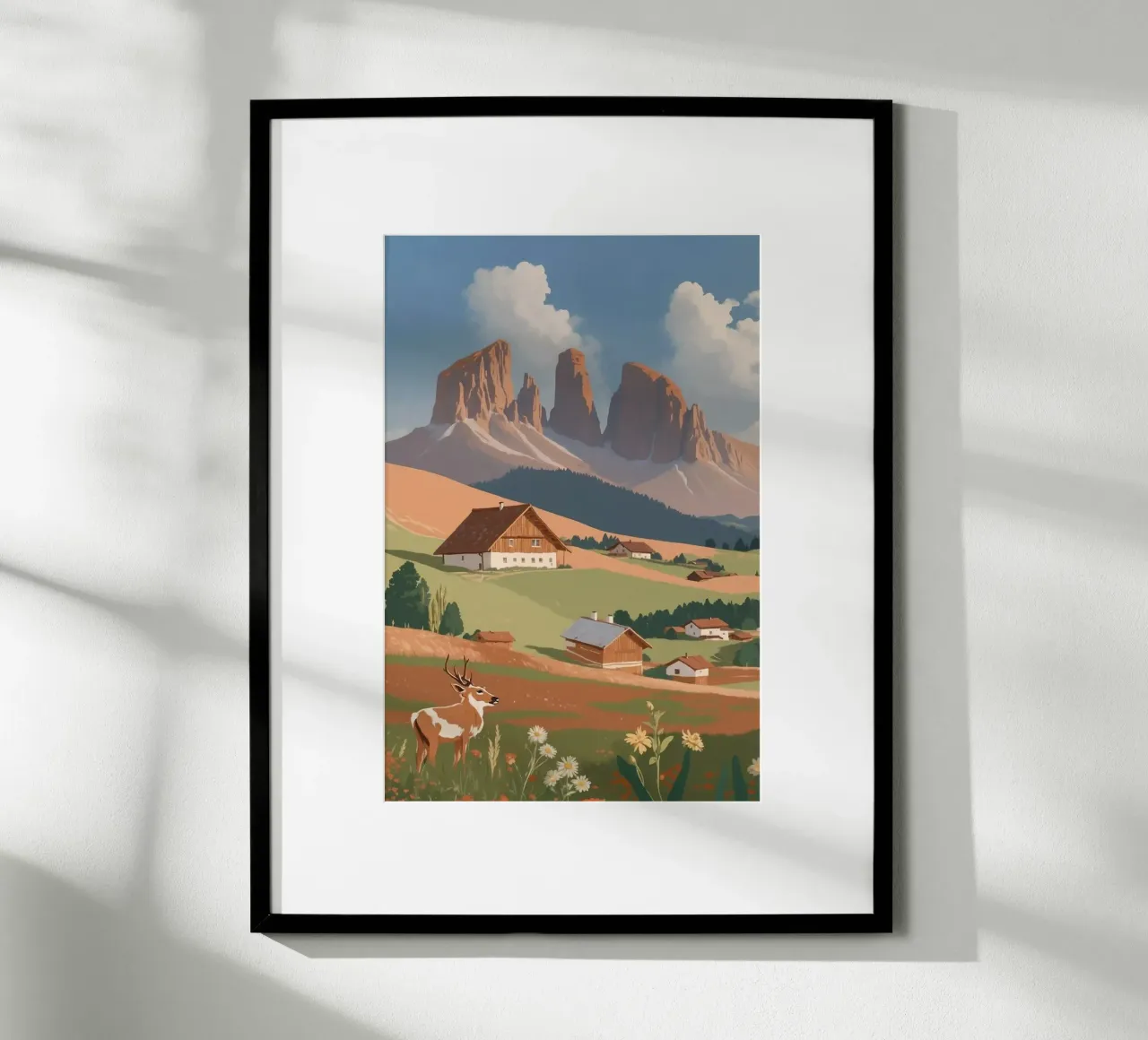 L'Alpe di Siusi in un sogno estivo | Werk 3 carta hahnemühle da AlbertKlee