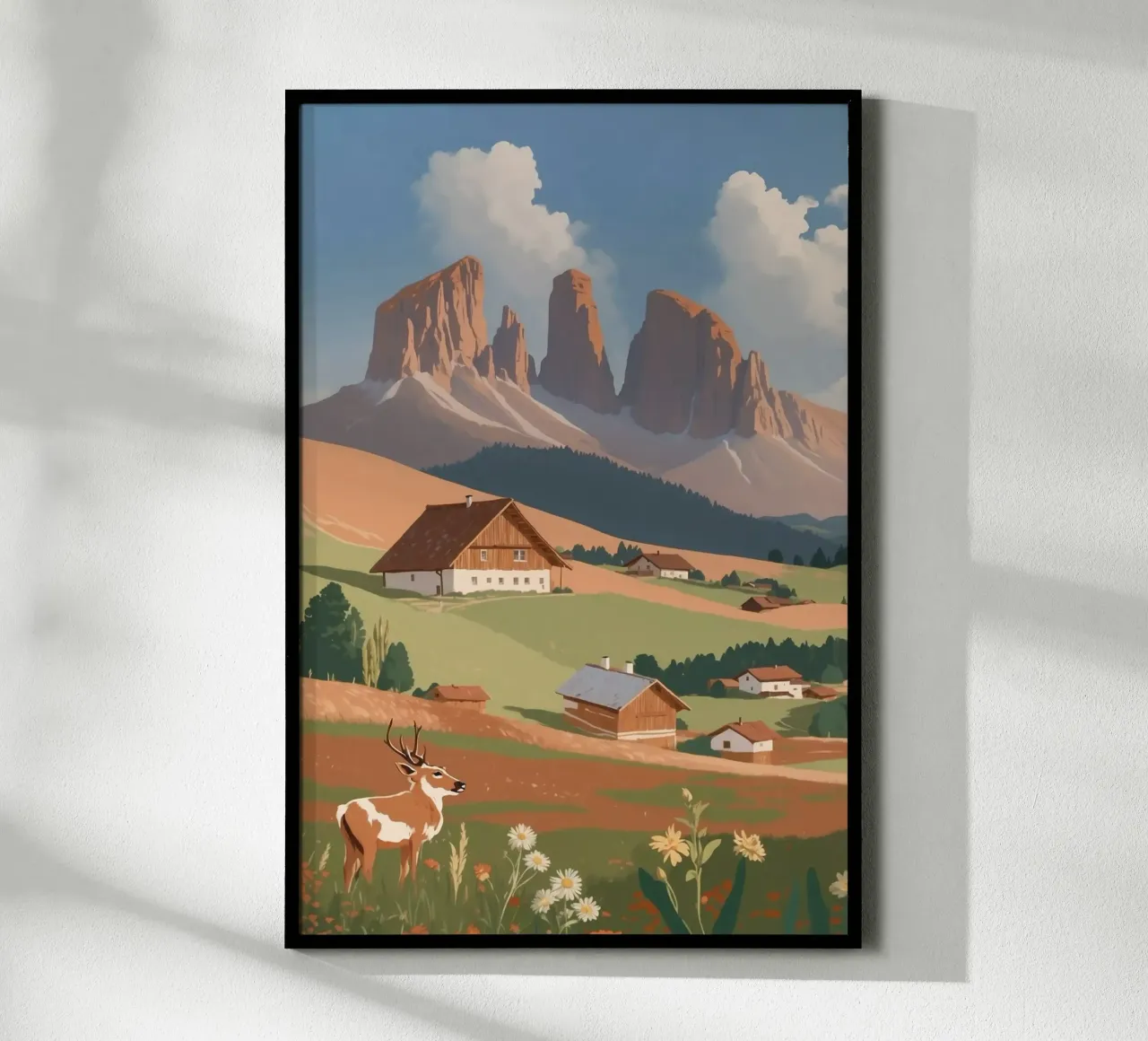 L'Alpe di Siusi in un sogno estivo | Werk 3 carta hahnemühle da AlbertKlee