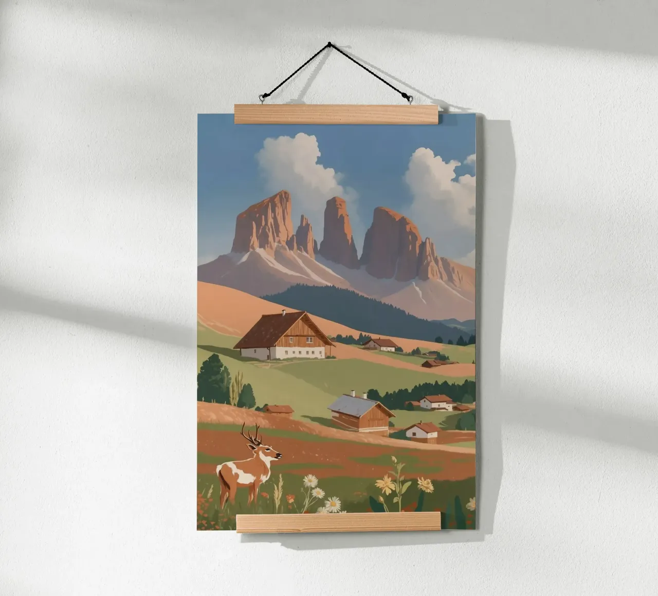 L'Alpe de Siusi en rêve estival | Usine 3 poster de AlbertKlee