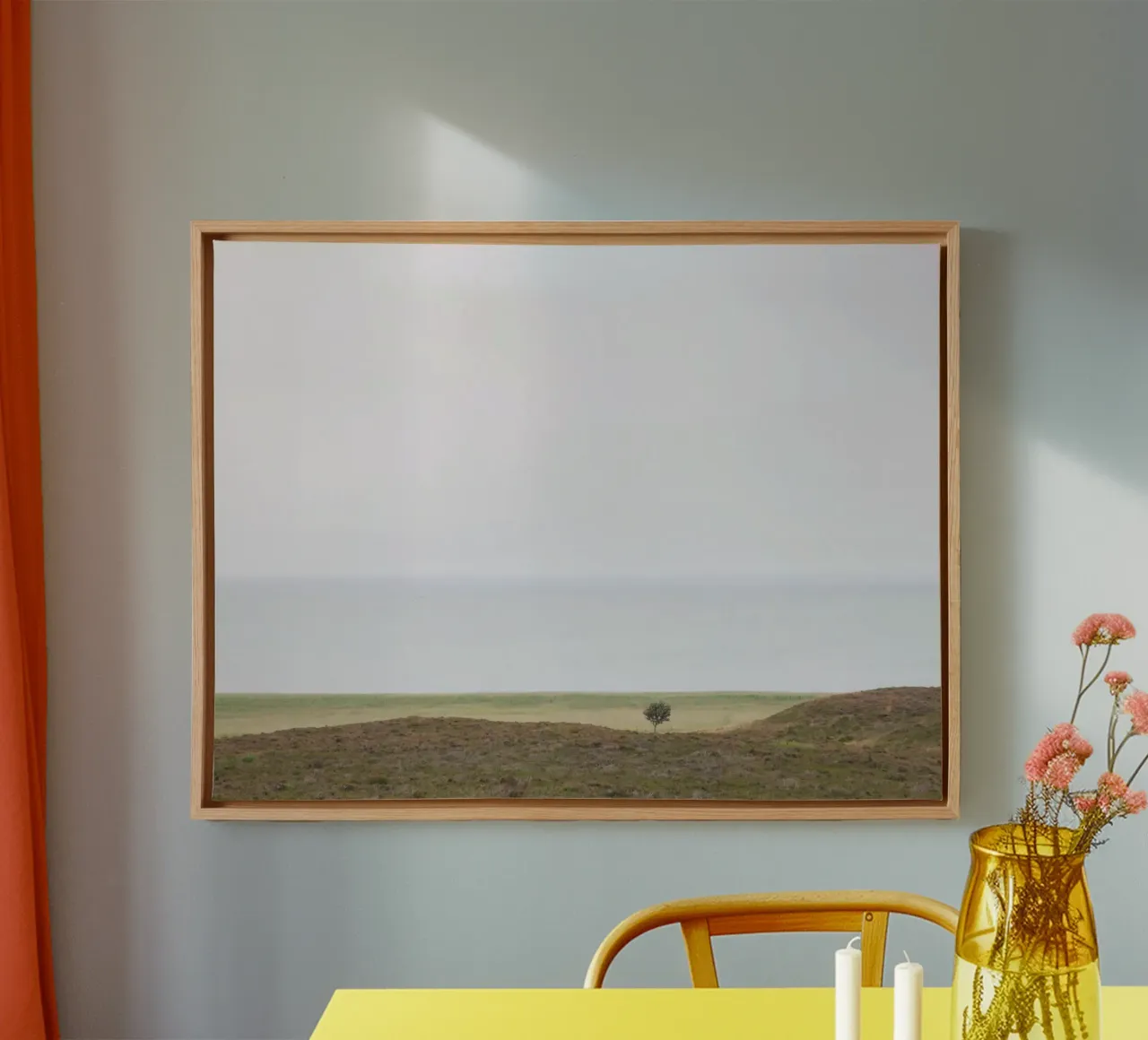 Costa e isola Sylt tela con Cornice a cassetta da eyes & tries
