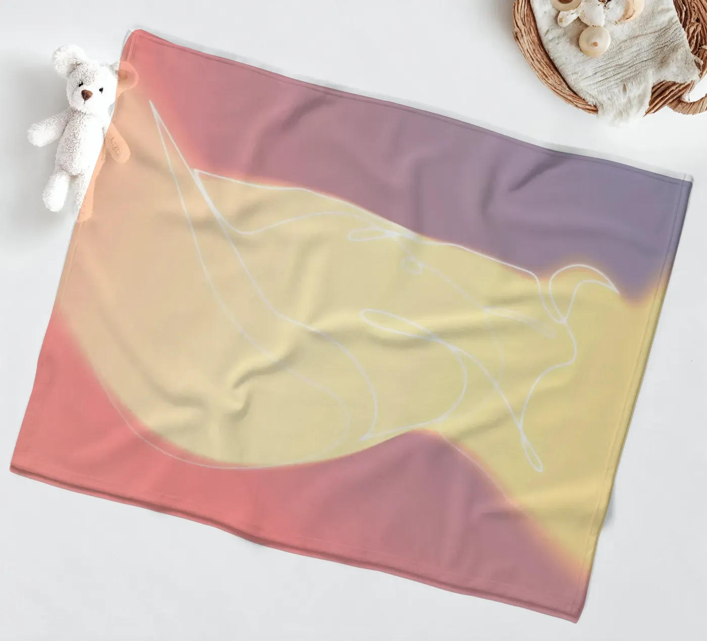 Aureole Fleecedecke von Addillum
