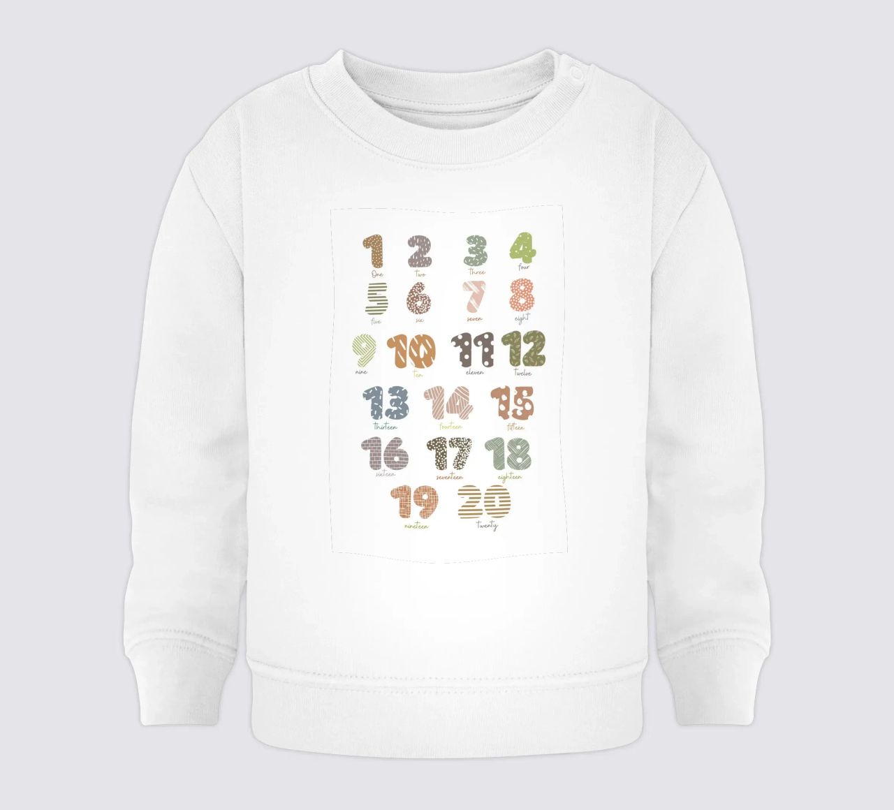 S'amuser à compter sweat pour bébé de Doodle Dreams Art