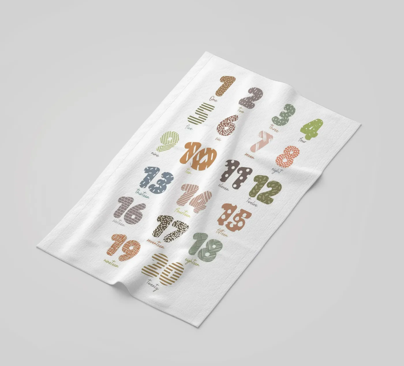 Fun with Counting telo mare da Doodle Dreams Art