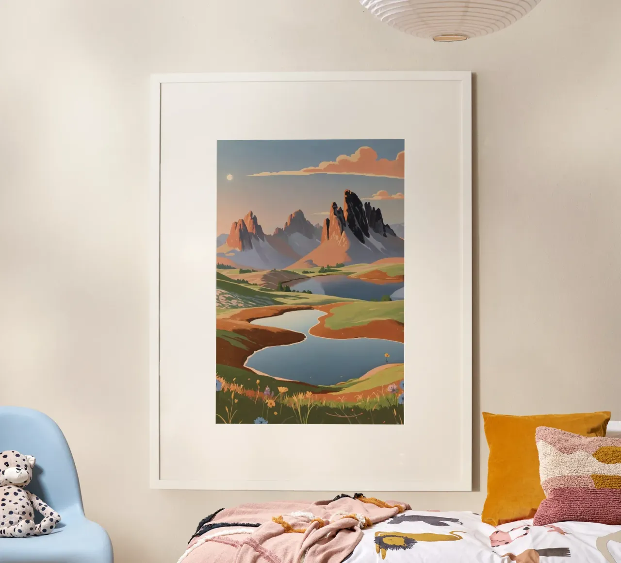 L'Alpe di Siusi in un sogno estivo | Werk 9 poster da AlbertKlee