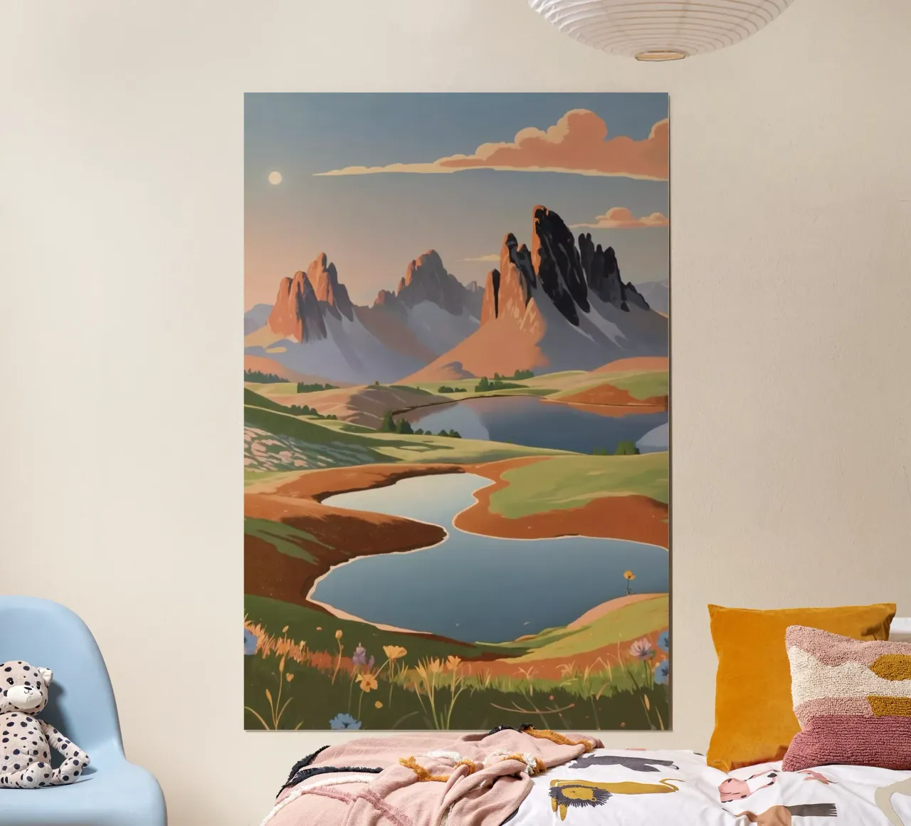 L'Alpe di Siusi in un sogno estivo | Werk 9 poster da AlbertKlee