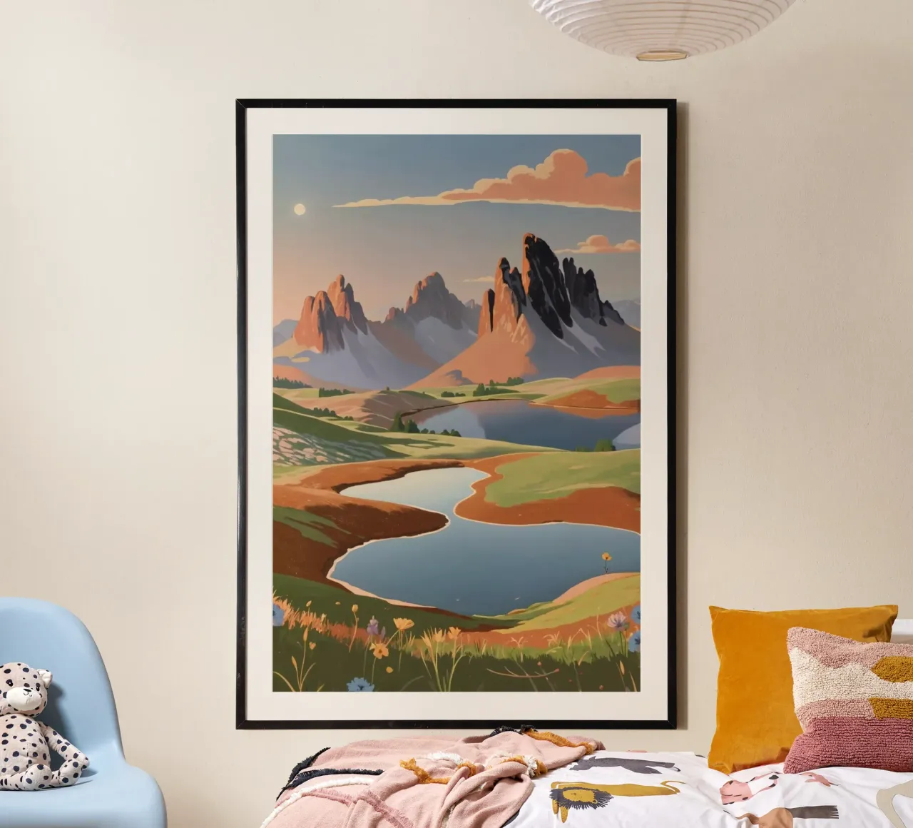 L'Alpe di Siusi in un sogno estivo | Werk 9 poster da AlbertKlee