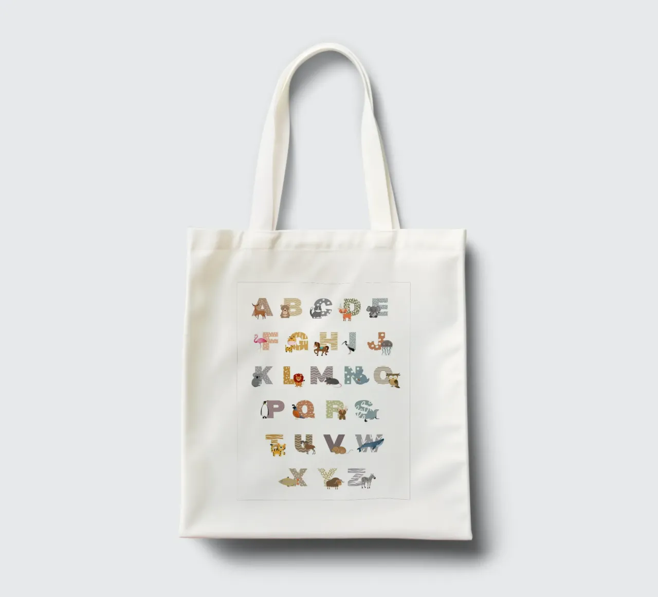 Créatures sauvages de A à Z tote bag de Doodle Dreams Art