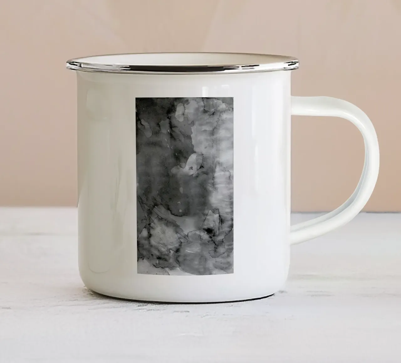 Dark Watercolor tazza in smalto da cafelab