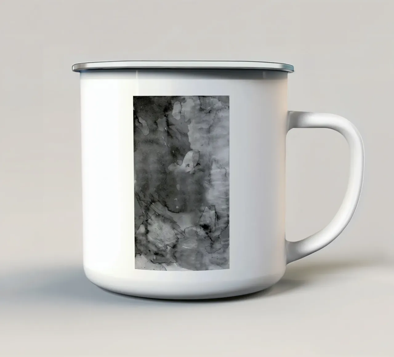 Dark Watercolor tazza in smalto da cafelab