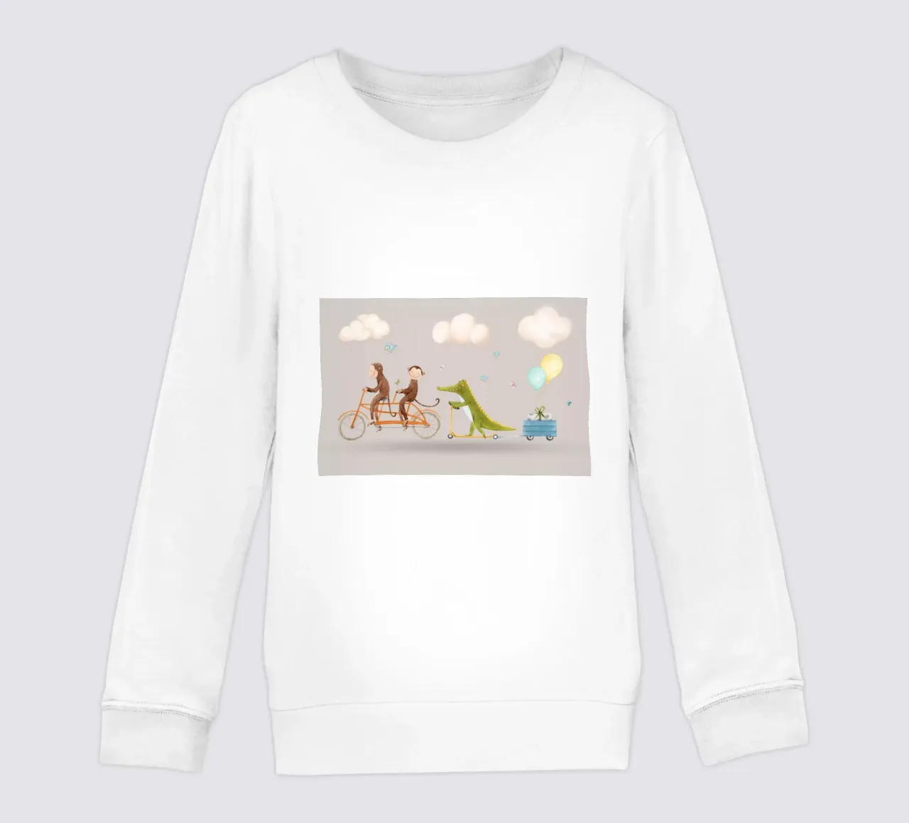 Avventura con i compagni di bicicletta felpa bambino da Doodle Dreams Art