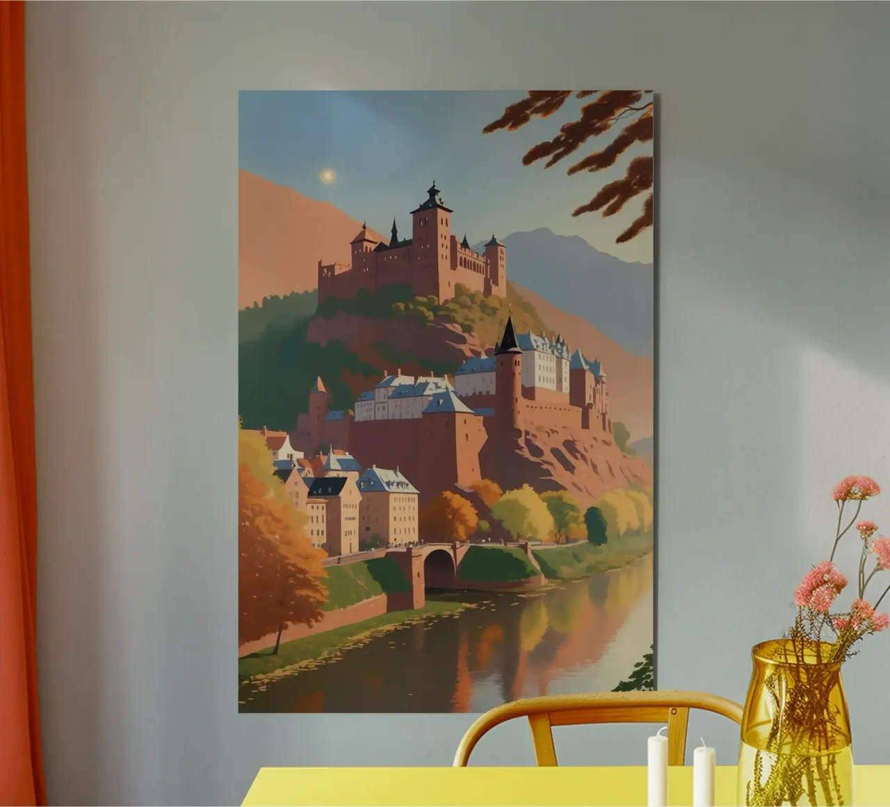 Heidelberg in autunno | Impianto 1 alluminio dibond da AlbertKlee