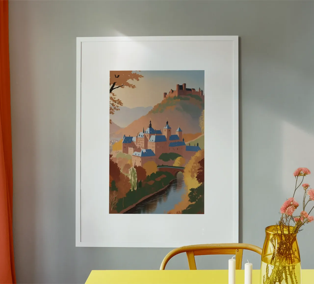 Heidelberg in autunno | Werk 2 poster da AlbertKlee