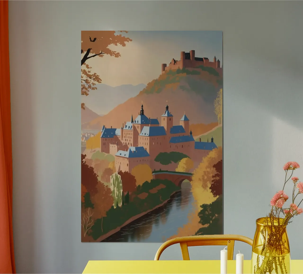 Heidelberg in autunno | Werk 2 poster da AlbertKlee
