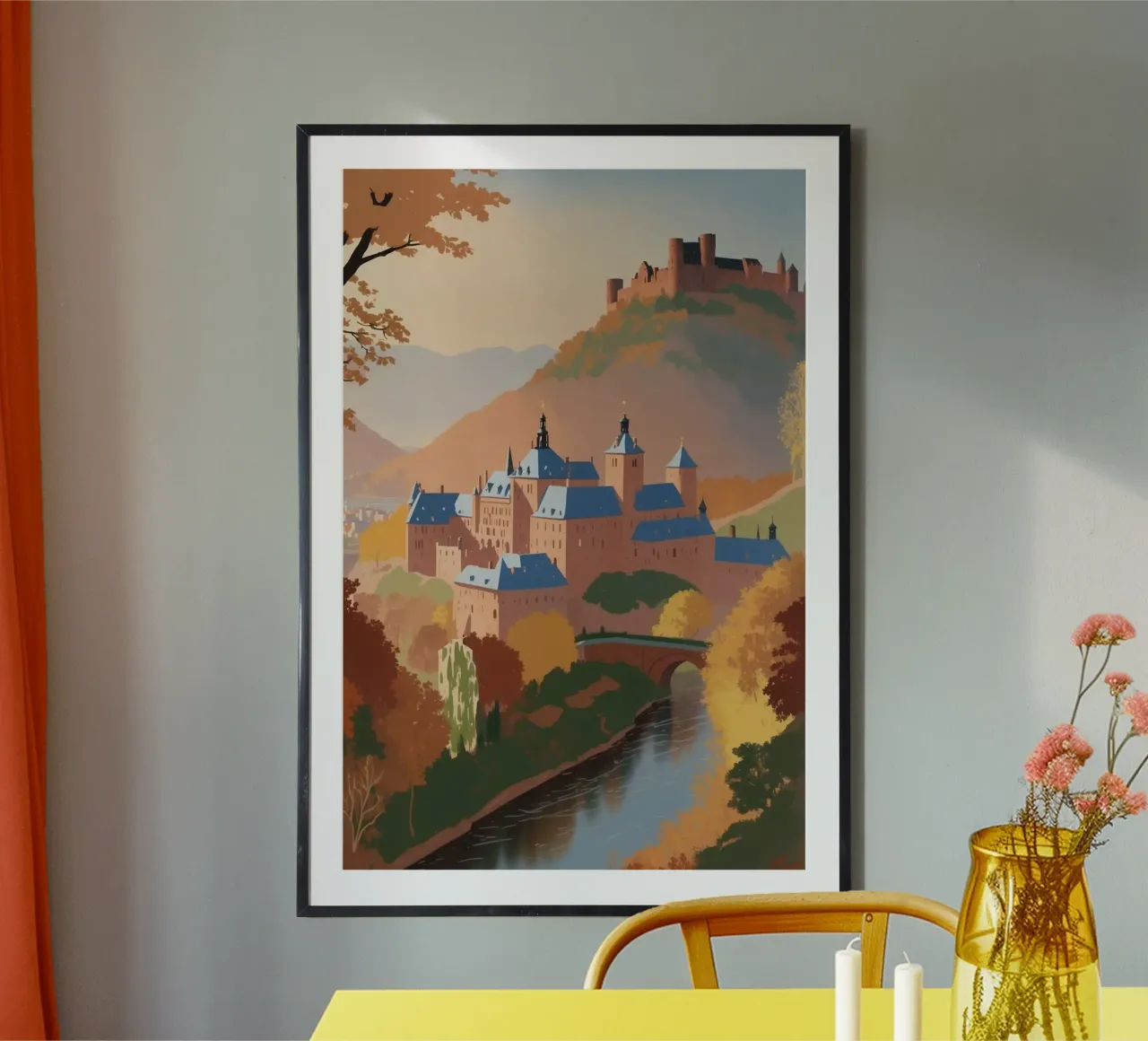 Heidelberg in autunno | Werk 2 poster da AlbertKlee