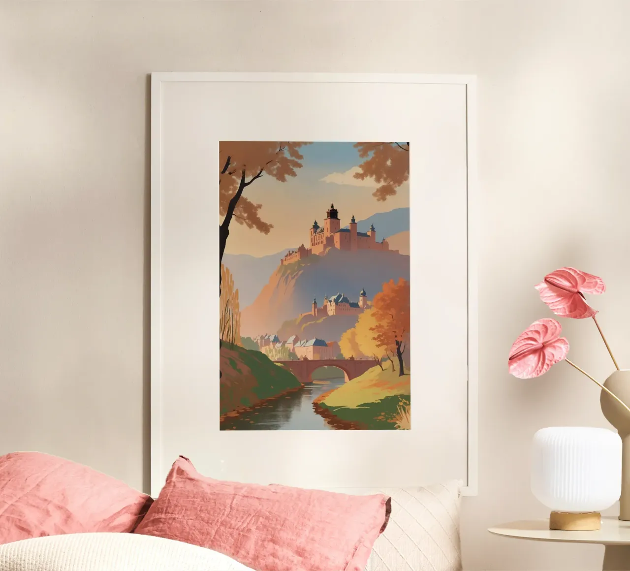Heidelberg in autunno | Werk 3 poster da AlbertKlee