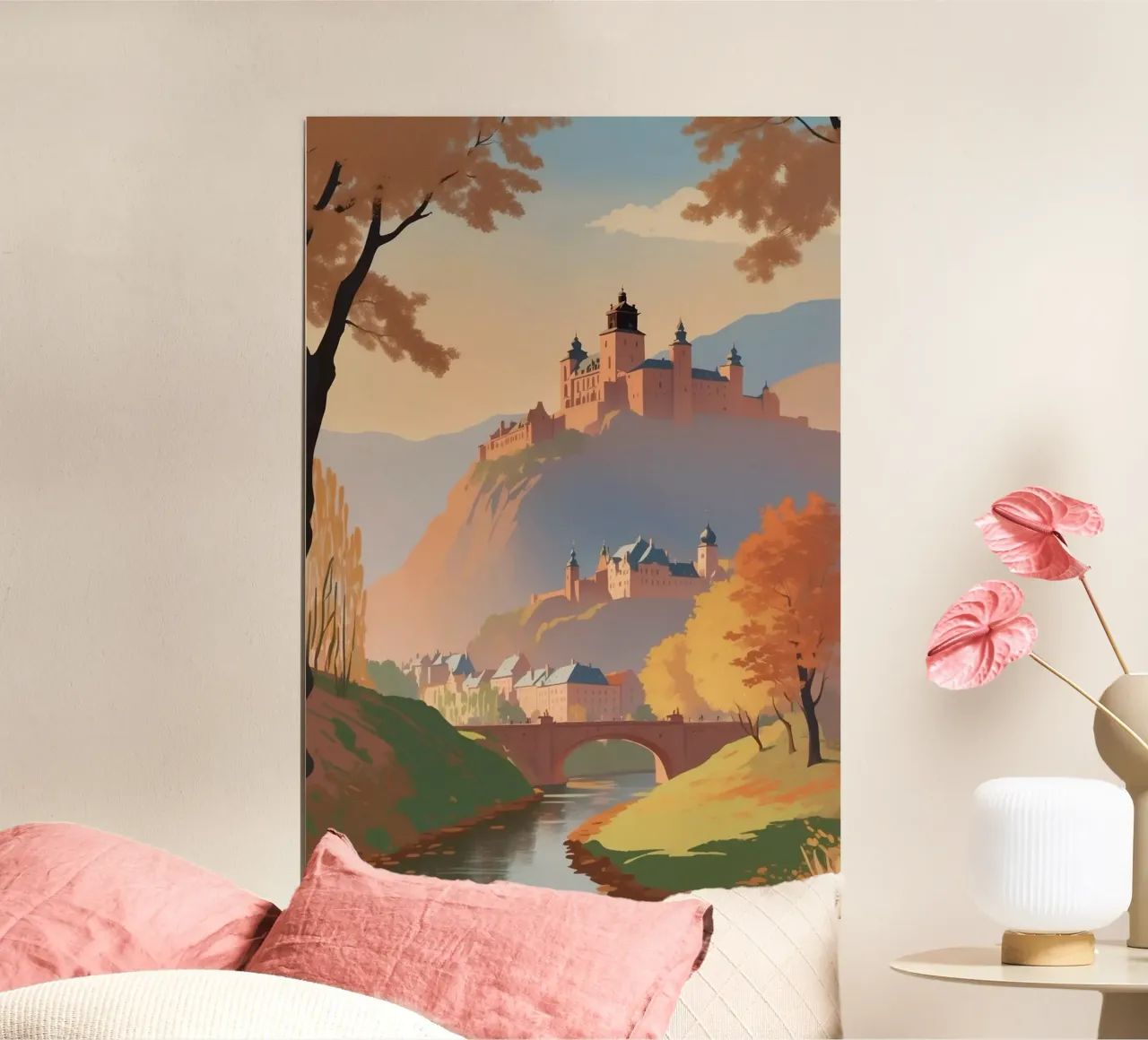 Heidelberg in autunno | Werk 3 poster da AlbertKlee