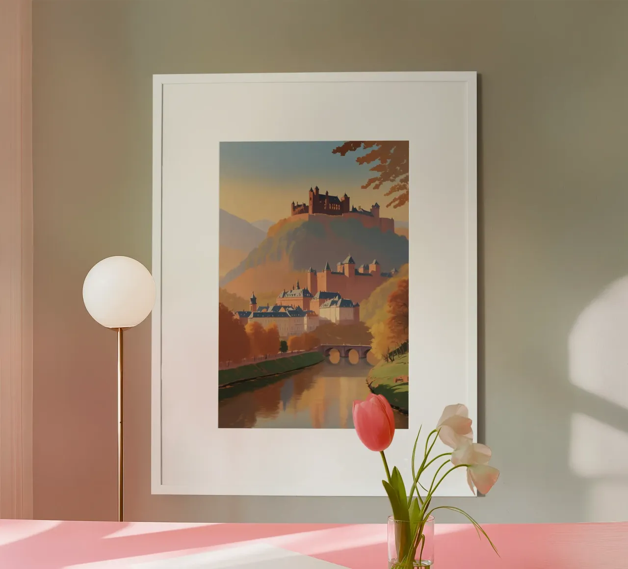 Heidelberg in autunno | Werk 4 poster da AlbertKlee