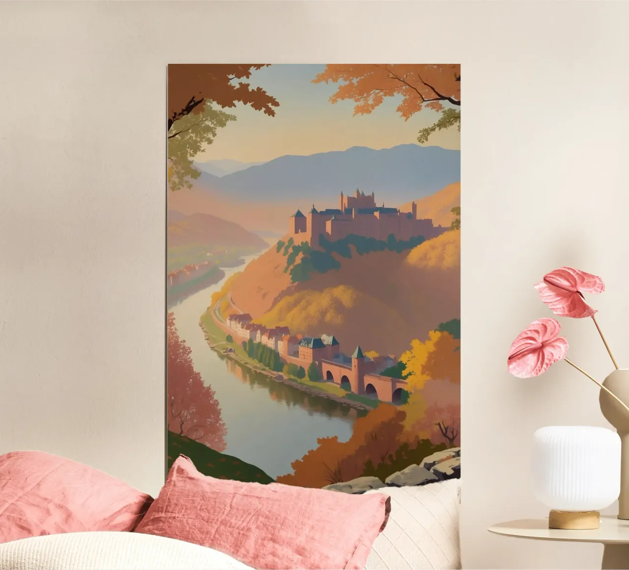 Heidelberg in autunno | Werk 5 poster da AlbertKlee