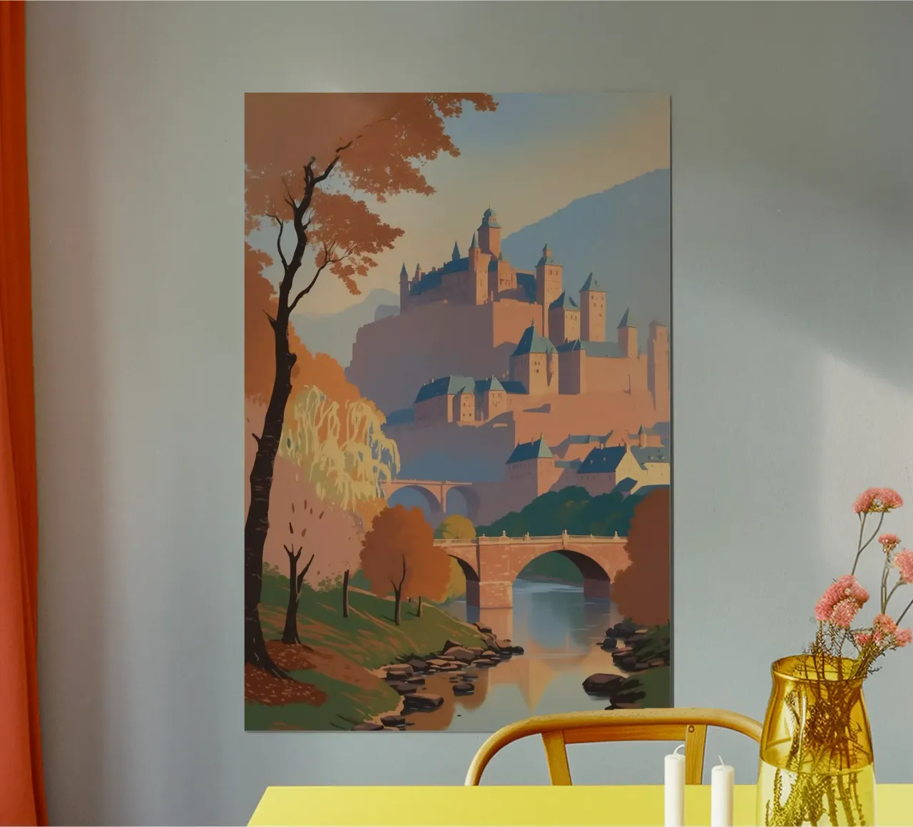 Heidelberg in autunno | Werk 6 poster da AlbertKlee