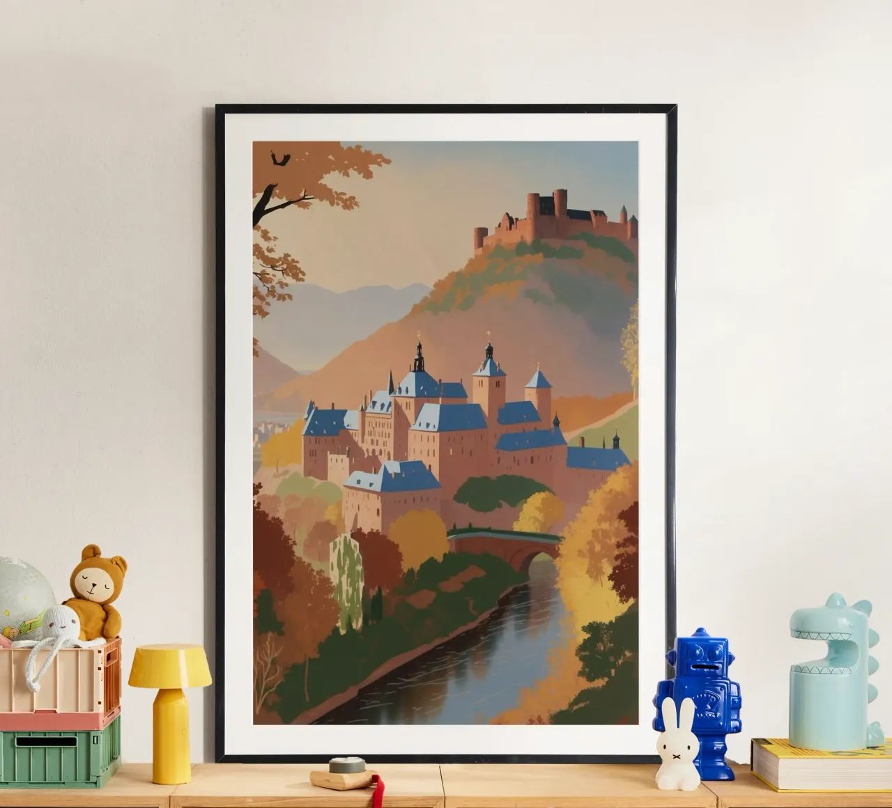 Heidelberg in autunno | Werk 7 poster da AlbertKlee