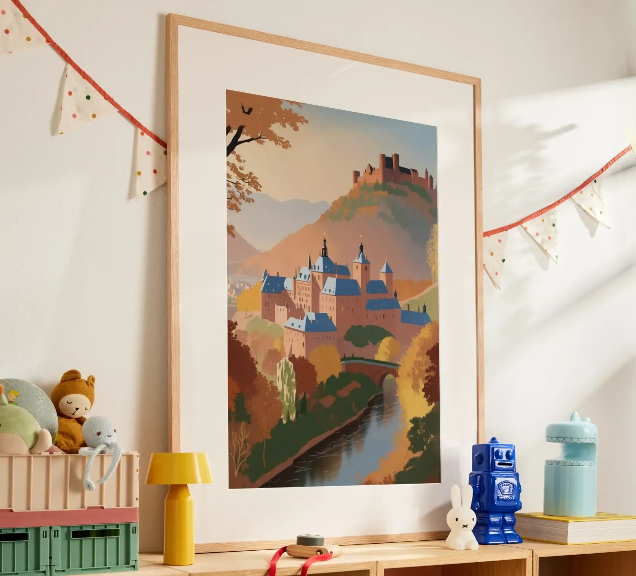 Heidelberg in autunno | Werk 7 poster da AlbertKlee