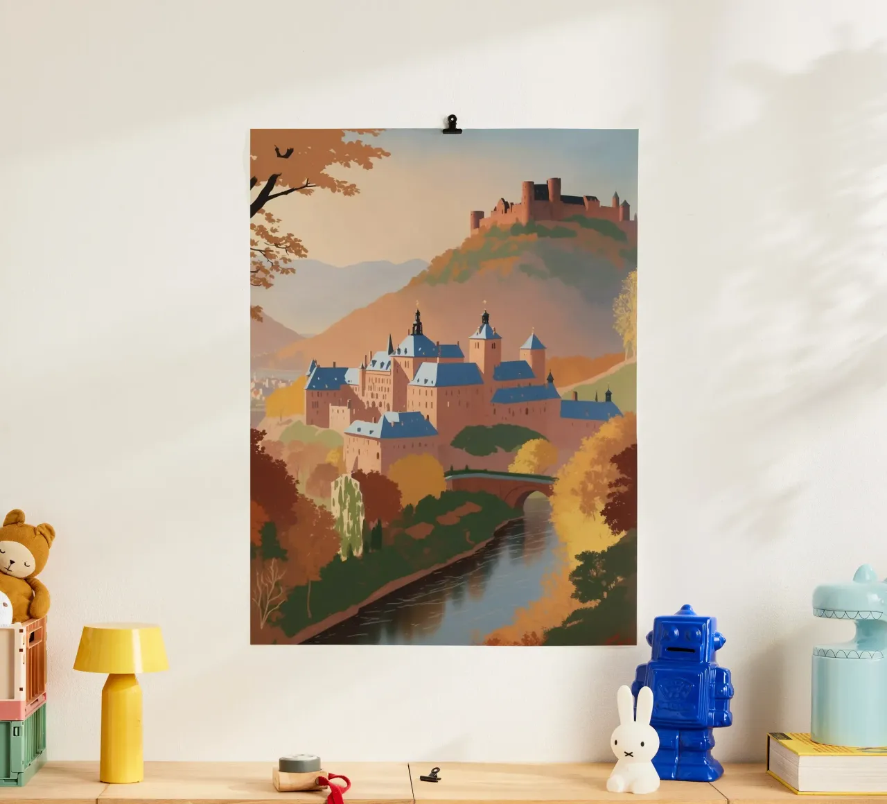 Heidelberg in autunno | Werk 7 poster da AlbertKlee