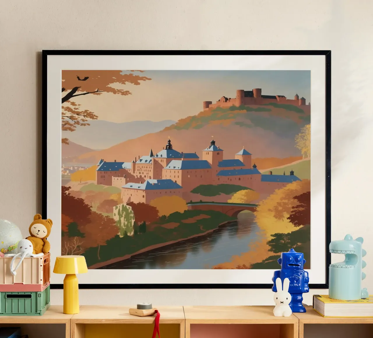 Heidelberg in autunno | Werk 7 poster da AlbertKlee