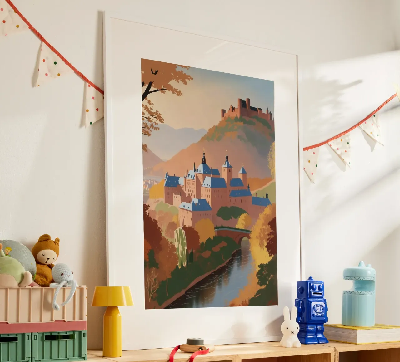 Heidelberg in autunno | Werk 7 poster da AlbertKlee