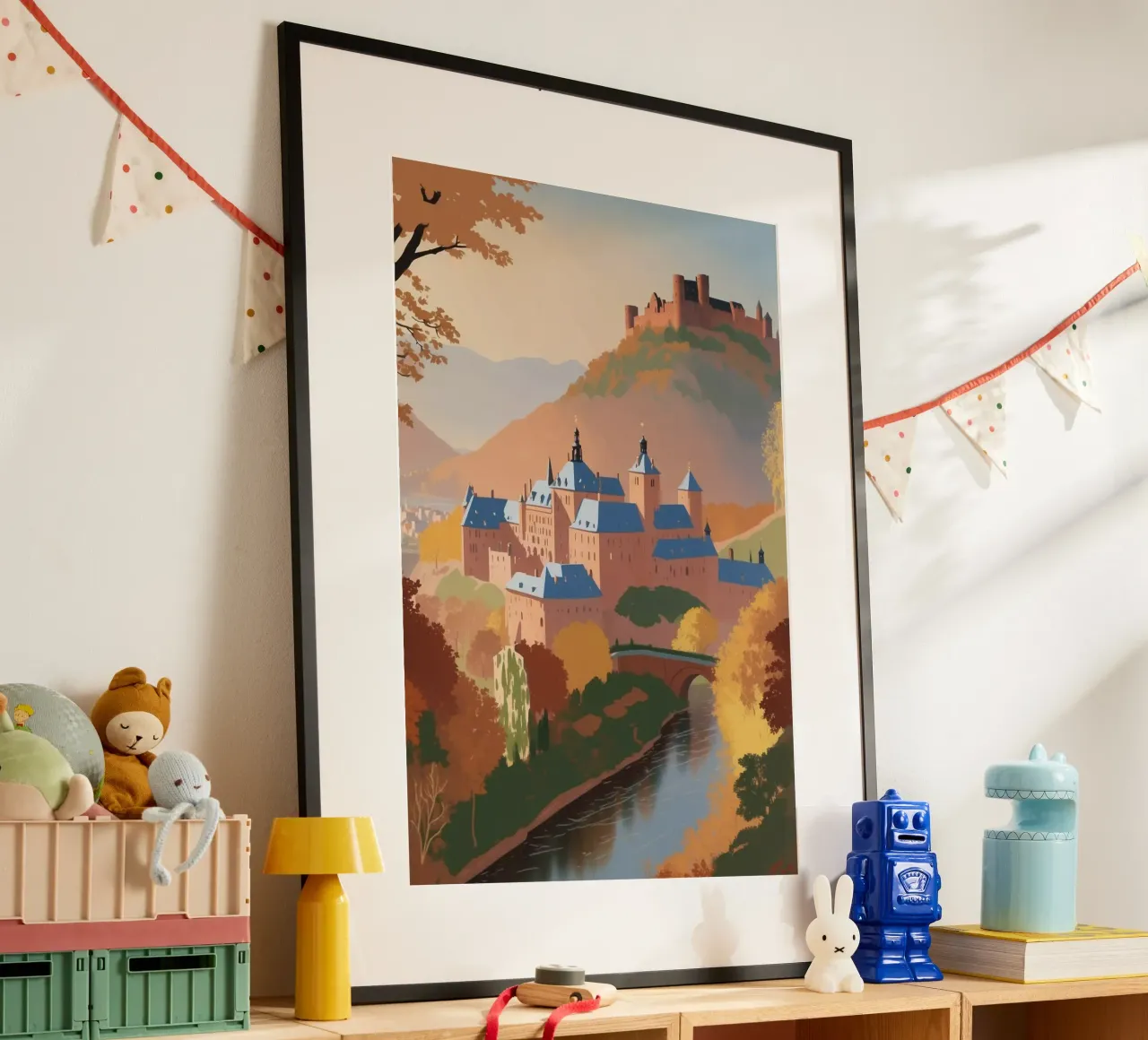 Heidelberg in autunno | Werk 7 poster da AlbertKlee