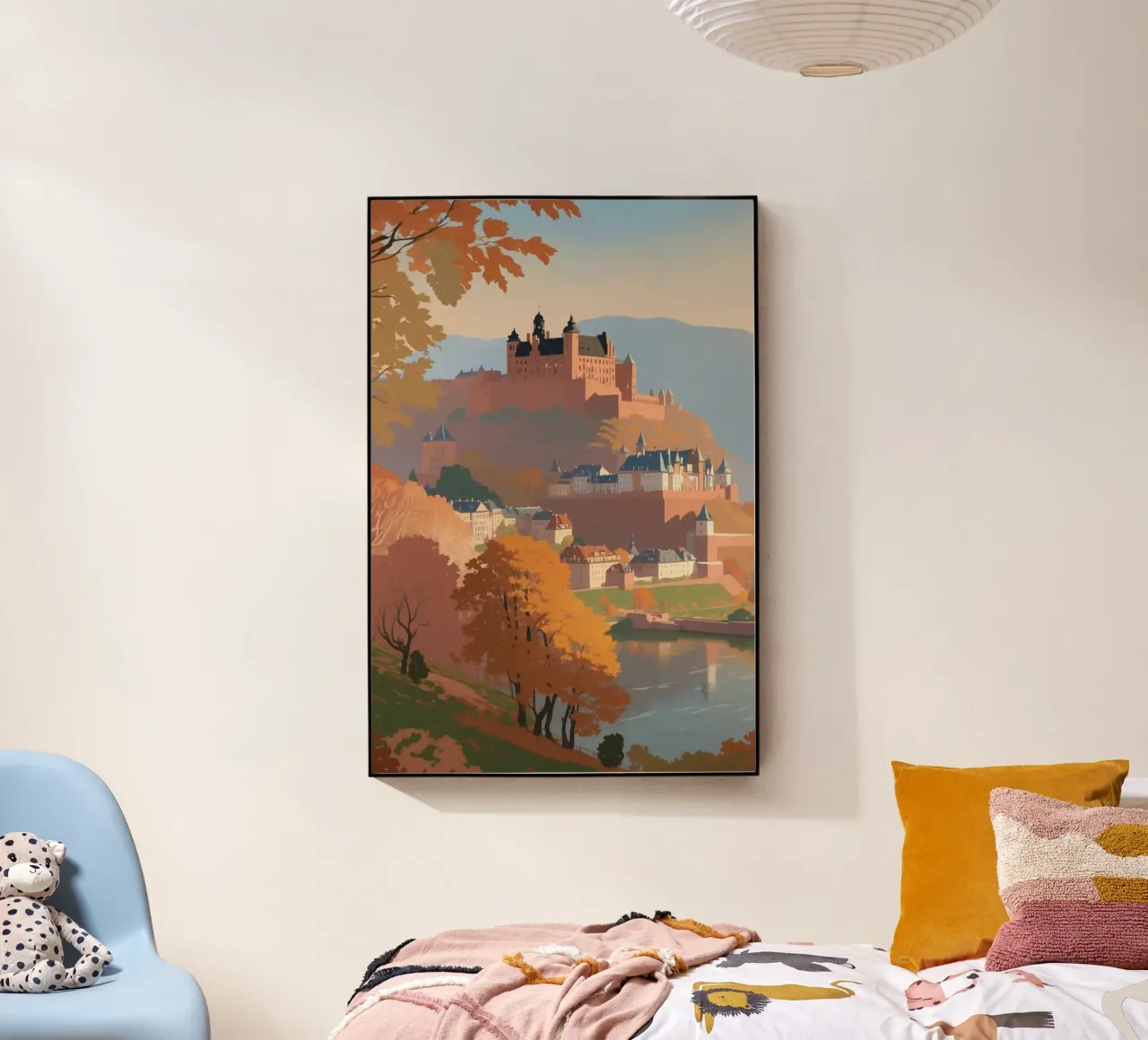 Heidelberg in autunno | Werk 8 plexiglass da AlbertKlee
