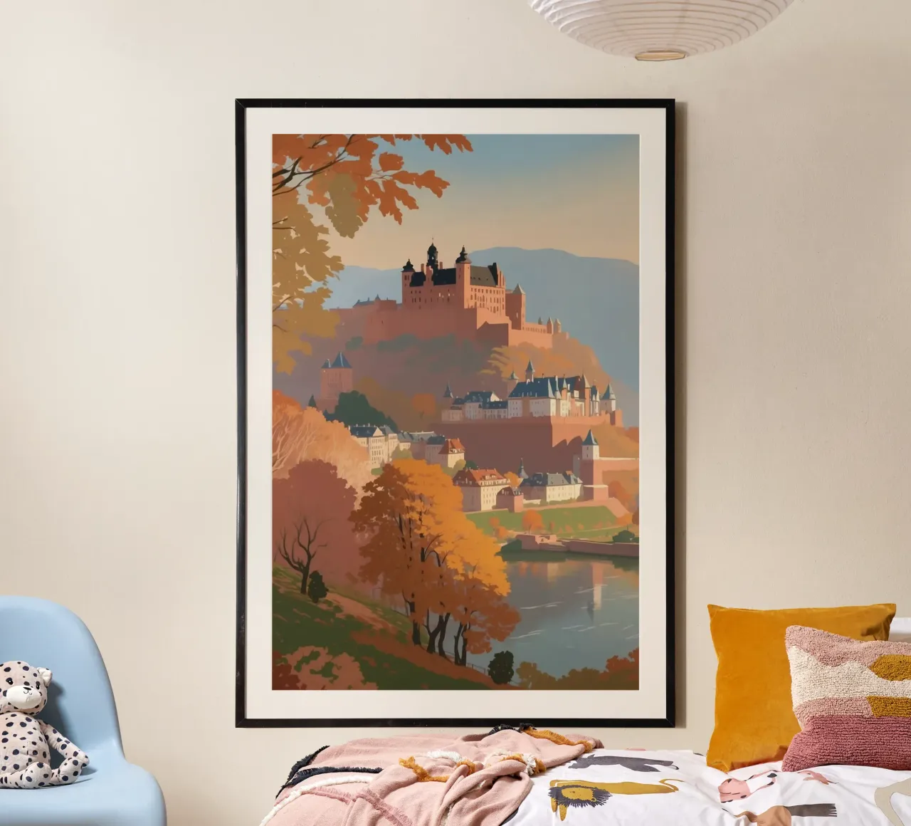 Heidelberg in autunno | Werk 8 poster da AlbertKlee