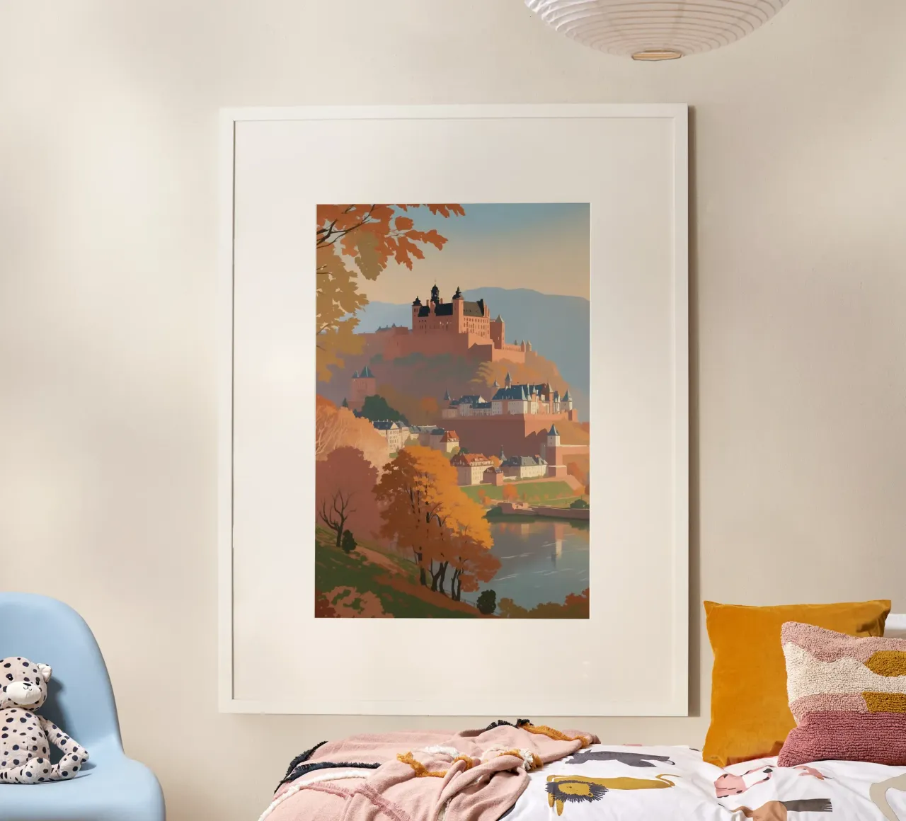 Heidelberg in autunno | Werk 8 poster da AlbertKlee