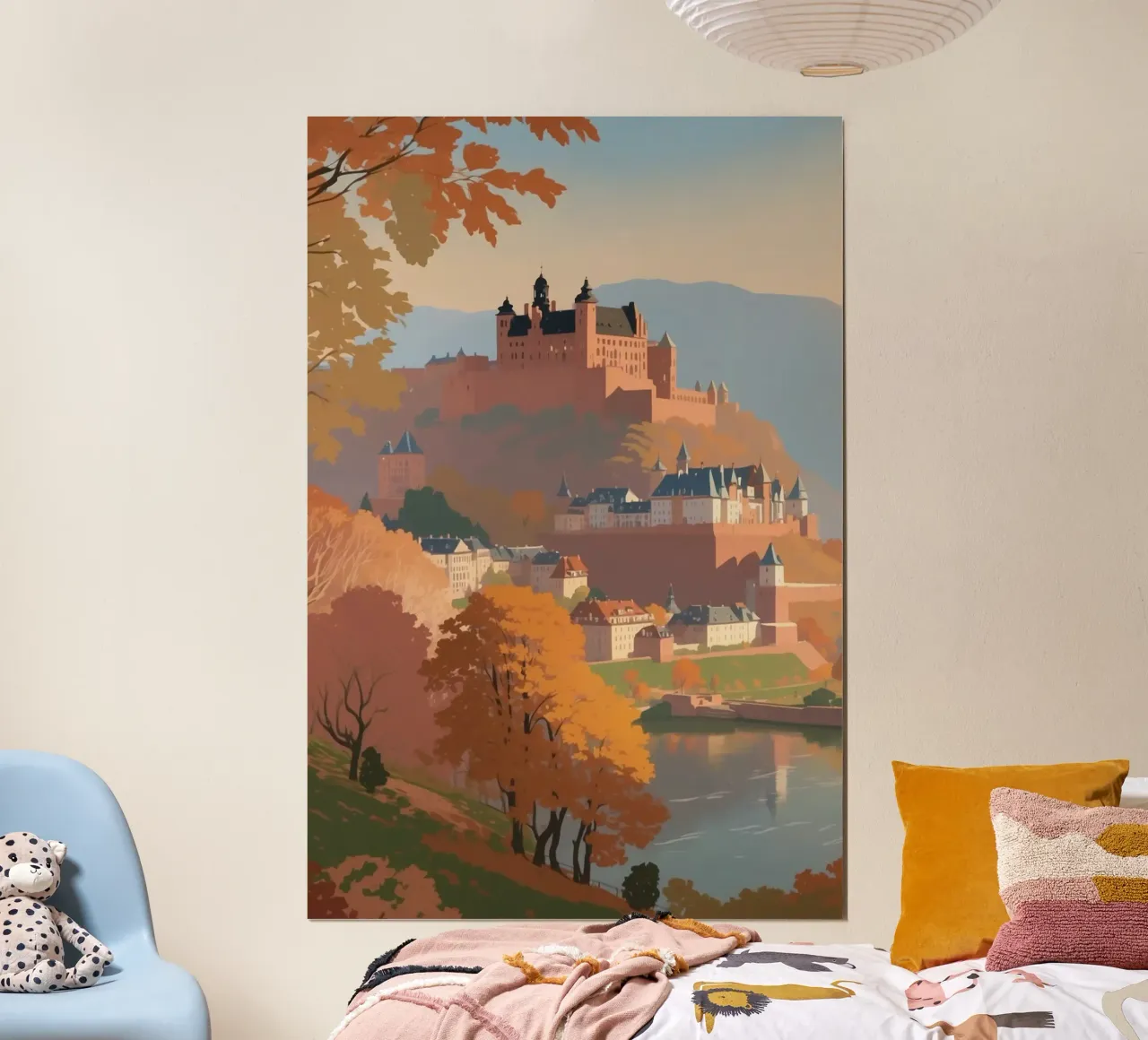 Heidelberg in autunno | Werk 8 poster da AlbertKlee