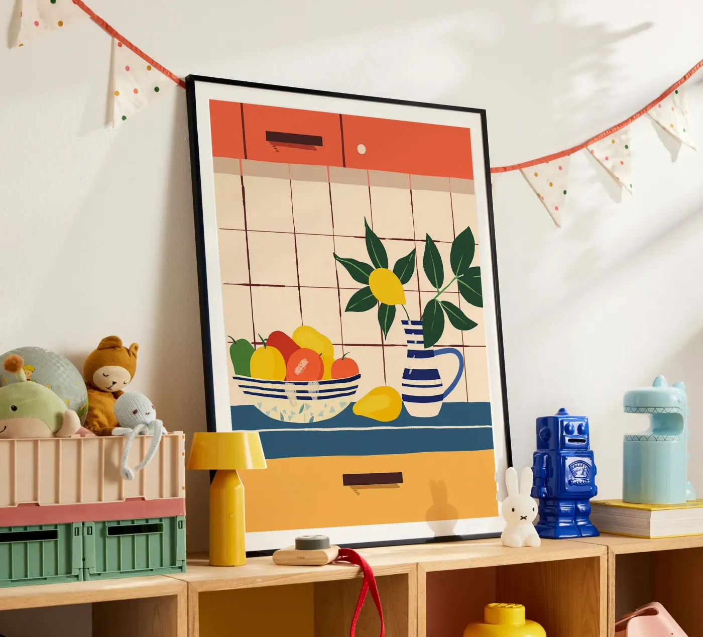 Lemon Table poster by nicksonprintshop