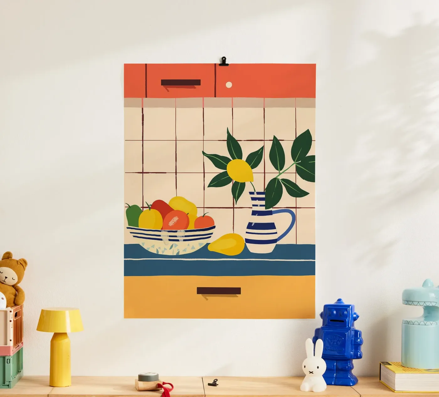 Lemon Table poster by nicksonprintshop