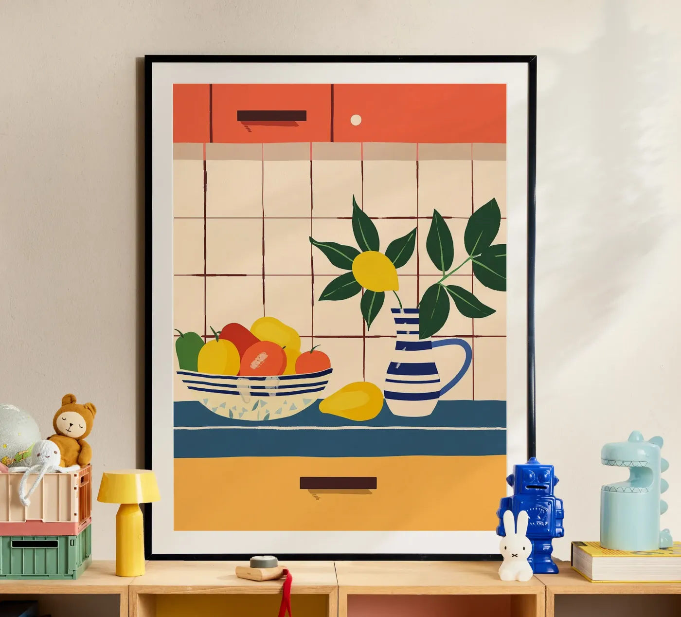Lemon Table poster by nicksonprintshop
