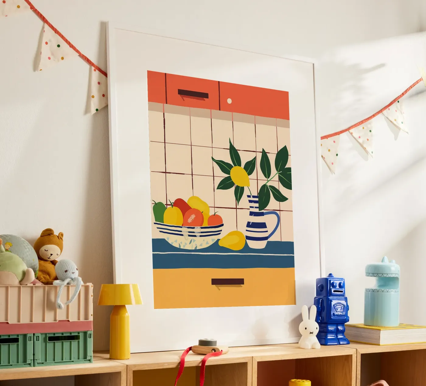 Lemon Table poster by nicksonprintshop