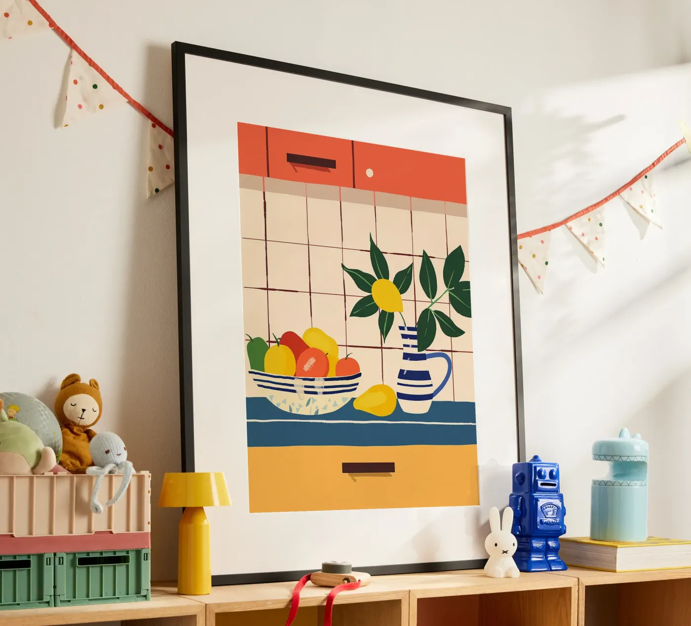 Lemon Table poster by nicksonprintshop