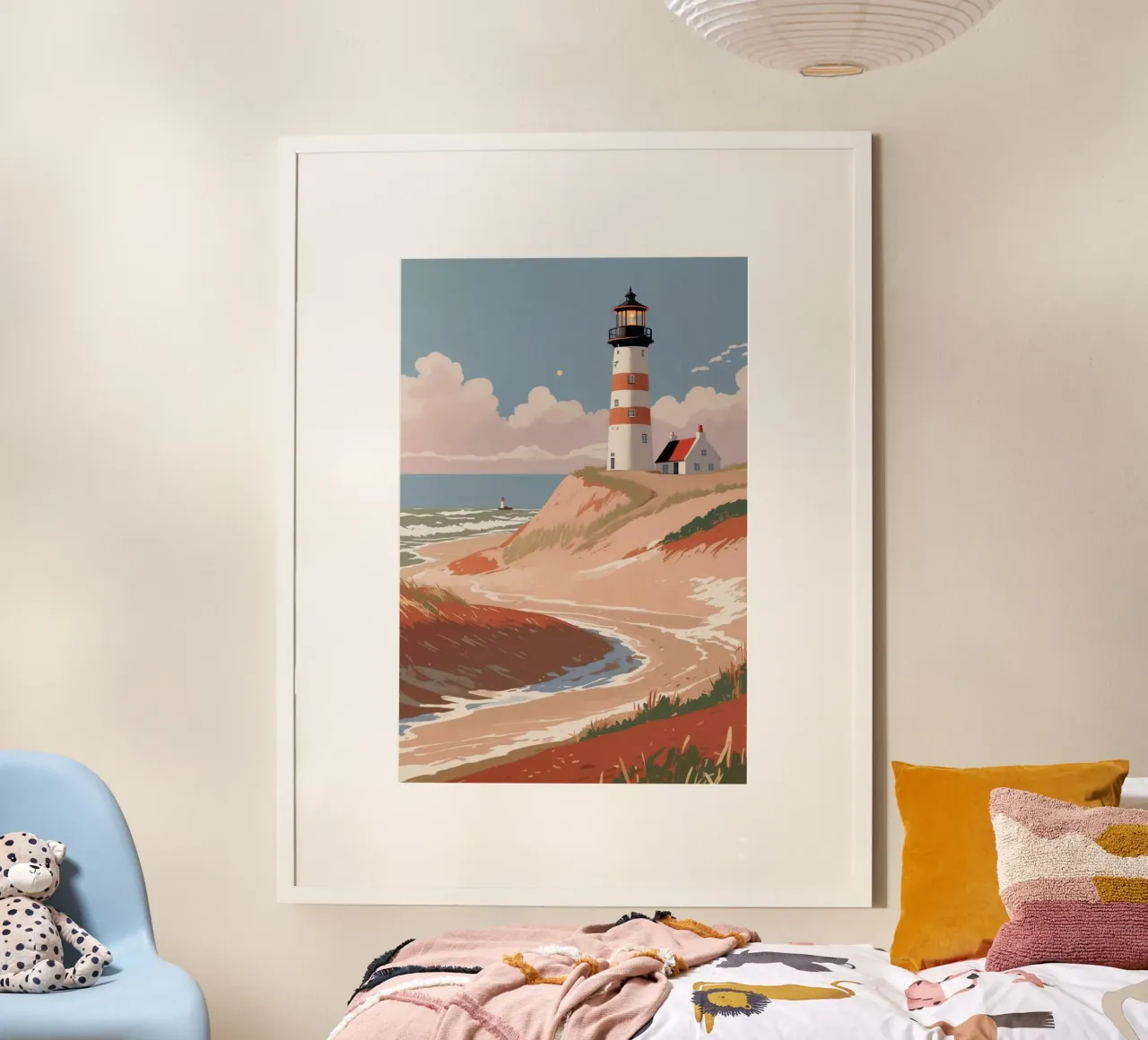 Texel in autumn garb poster by AlbertKlee