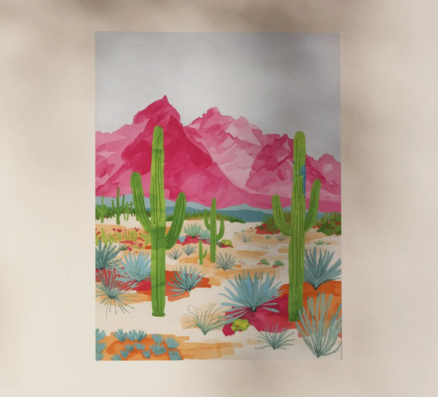 Desert pellicola backlit da ilustration sofia doyle