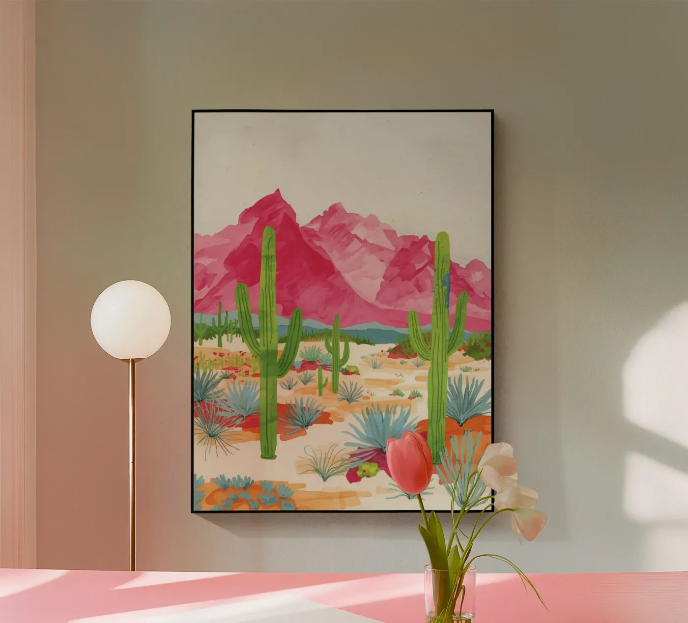 Desert plexiglass da ilustration sofia doyle