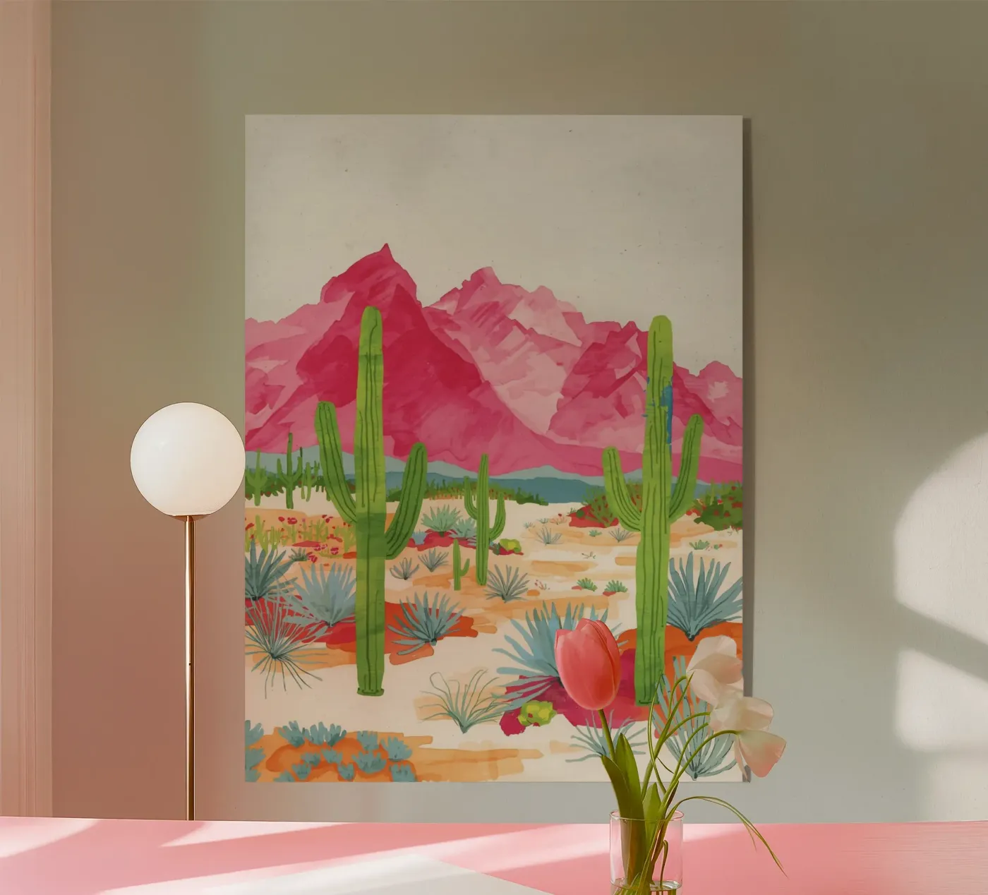 Desert plexiglass da ilustration sofia doyle